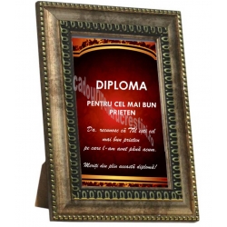 Diploma in rama Pentru cel mai bun Prieten